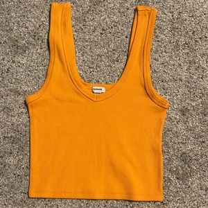 Bright ORANGE tank top!